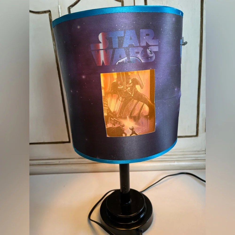 Star Wars Darth Vader, Yoda, Storm Troopers Double Shade Die Cut Table Lamp